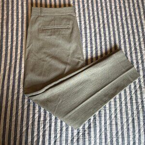Banana Republic Sloan Curvy Fit Pants Gray Stretch Work Trousers Women’s Size 12